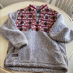 Simply southern Sherpa quarter zip pullover